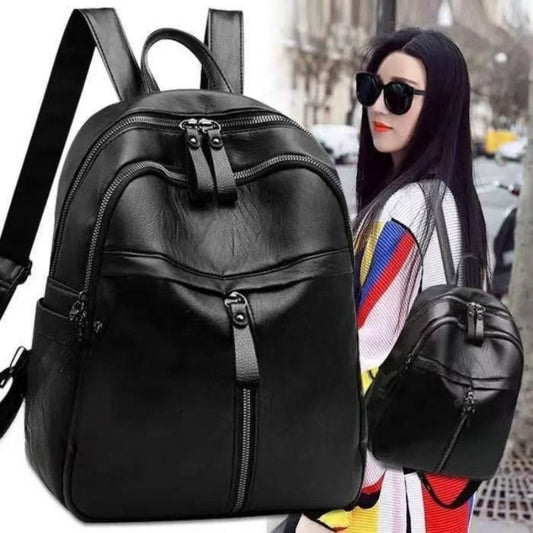 Laptop Backpack – Polyester, Anti-Theft, Large Capacity, for Travel & Work – front view