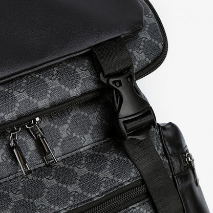 Laptop Backpack – PU Leather, Large Capacity, for Travel & Work – detail view 9