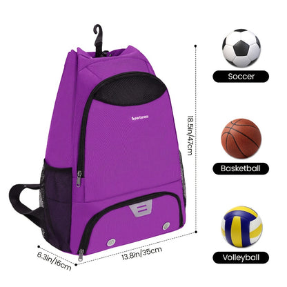 Laptop Backpack – Sports Gym Ball Shoe Laptop – detail view 23