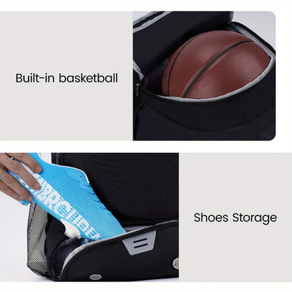 Laptop Backpack – Sports Gym Ball Shoe Laptop – detail view 11