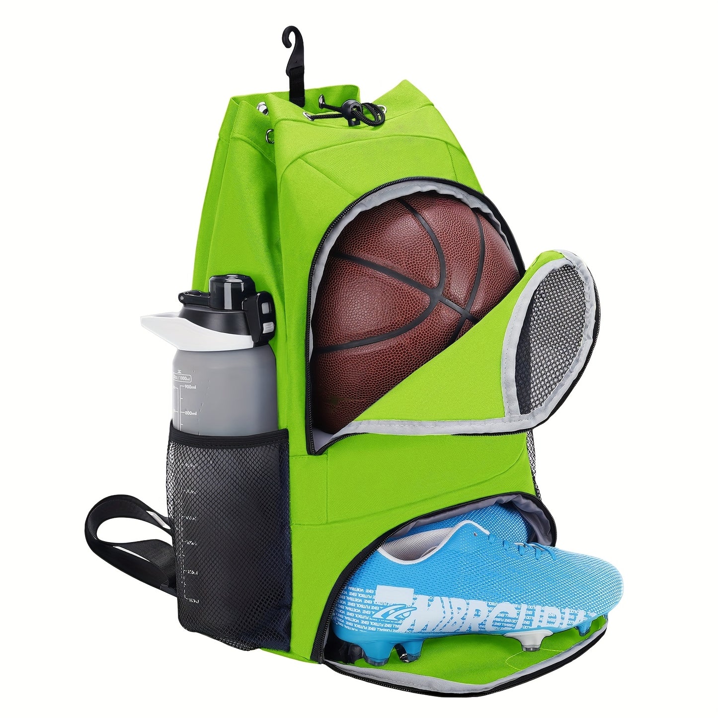 Laptop Backpack – Sports Gym Ball Shoe Laptop – front view - product view 32
