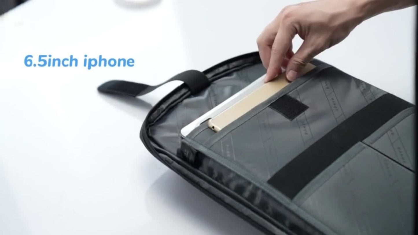 Laptop Backpack – USB Charging, Large Capacity, Trolley Sleeve, for Travel & Work – detail view 11