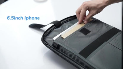 Laptop Backpack – USB Charging, Large Capacity, Trolley Sleeve, for Travel & Work – detail view 11