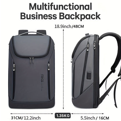 Laptop Backpack – USB Charging, Large Capacity, Trolley Sleeve, for Travel & Work – detail view 14