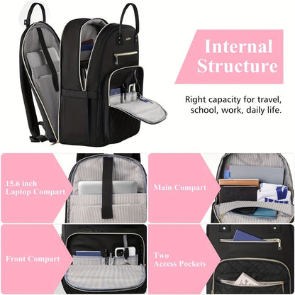 Laptop Backpack – USB Charging, for Work & School – detail view 2