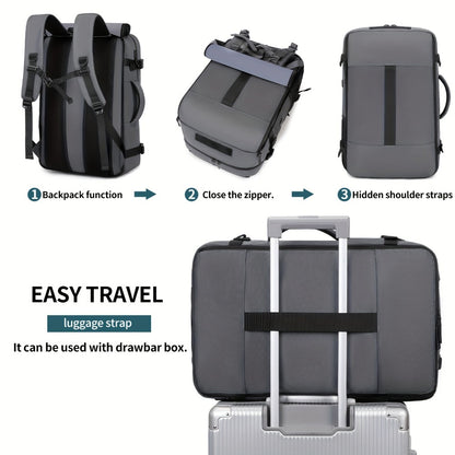 Laptop Backpack – USB Charging, Large Capacity, for Travel & Work – detail view 2