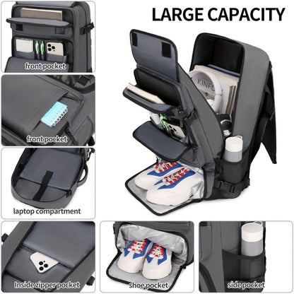 Laptop Backpack – USB Charging, Large Capacity, for Travel & Work – detail view 5