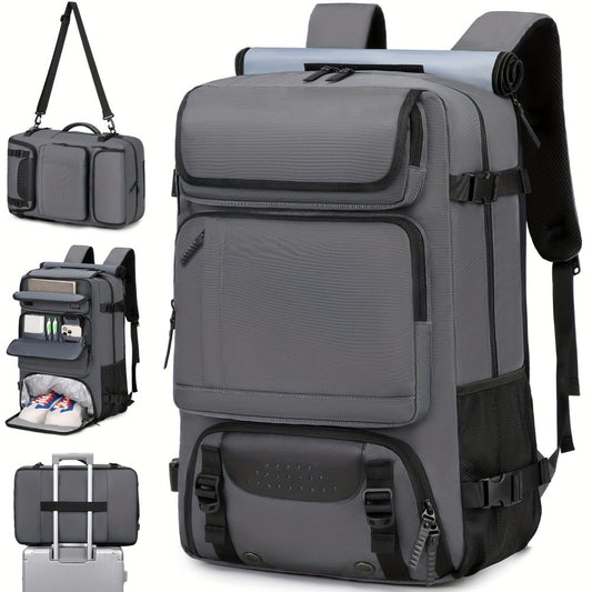 Laptop Backpack – USB Charging, Large Capacity, for Travel & Work – front view