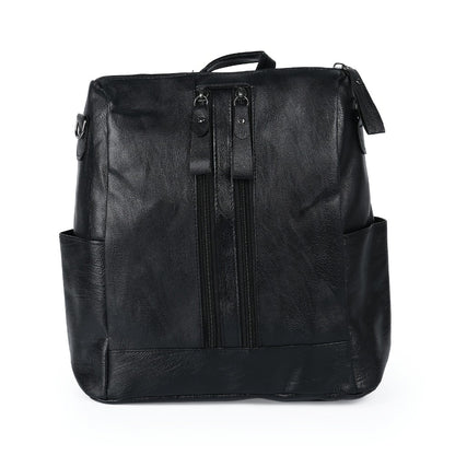 Laptop Backpack – Vegan Leather, Multi-Pocket, Large Capacity, for Travel & Work – detail view 7