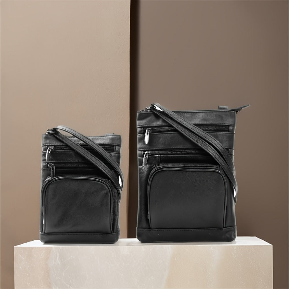 Laptop Bag – Genuine Leather, Adjustable Strap | Bag Vero – front view
