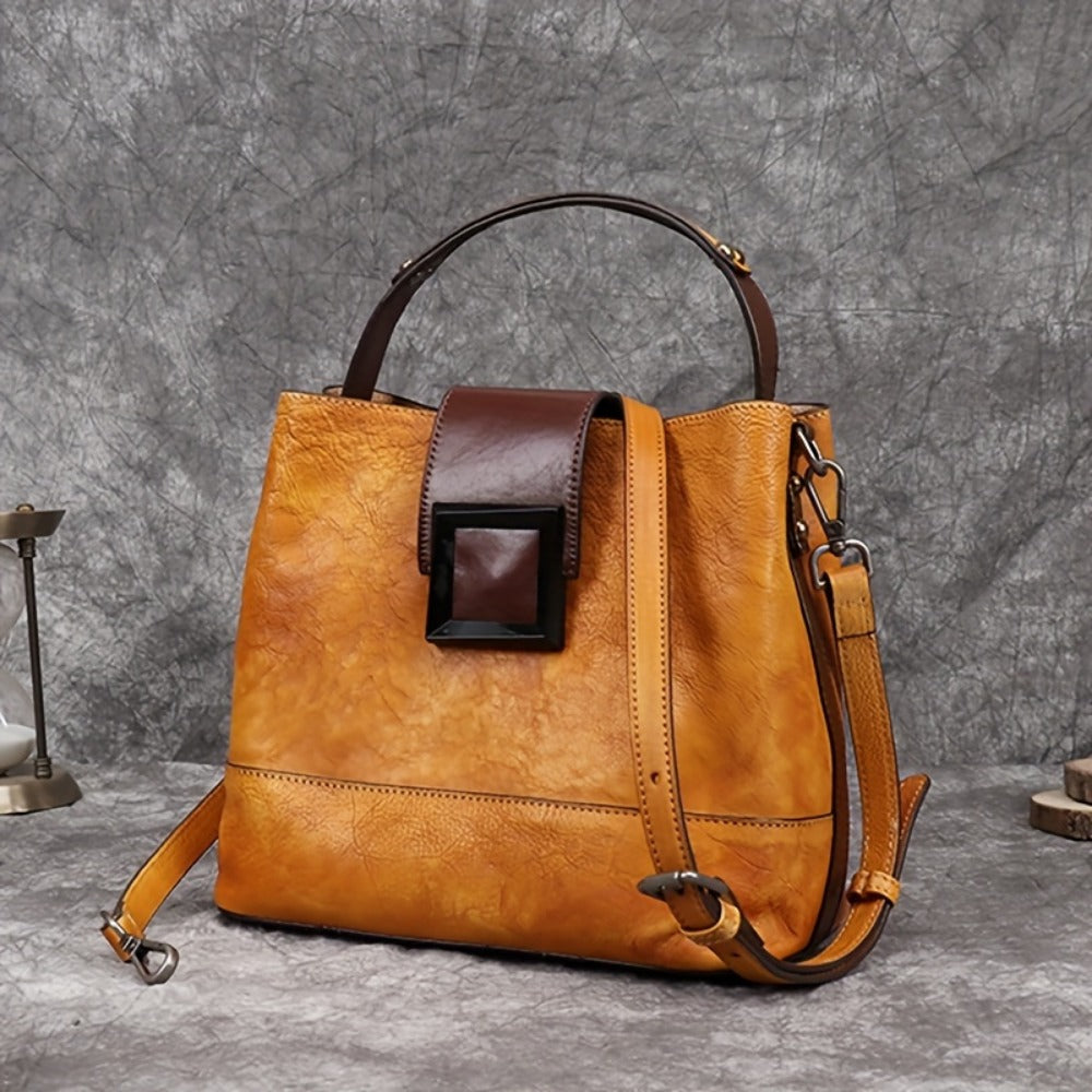 Laptop Bag – Genuine Leather, Polyester, Adjustable Strap | Bag Vero – detail view 4
