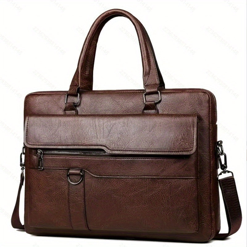 Laptop Bag – PU Leather, Lightweight, for Work & Everyday Use | Bag Vero – front view