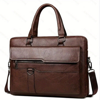 Laptop Bag – PU Leather, Lightweight, for Work & Everyday Use | Bag Vero – front view
