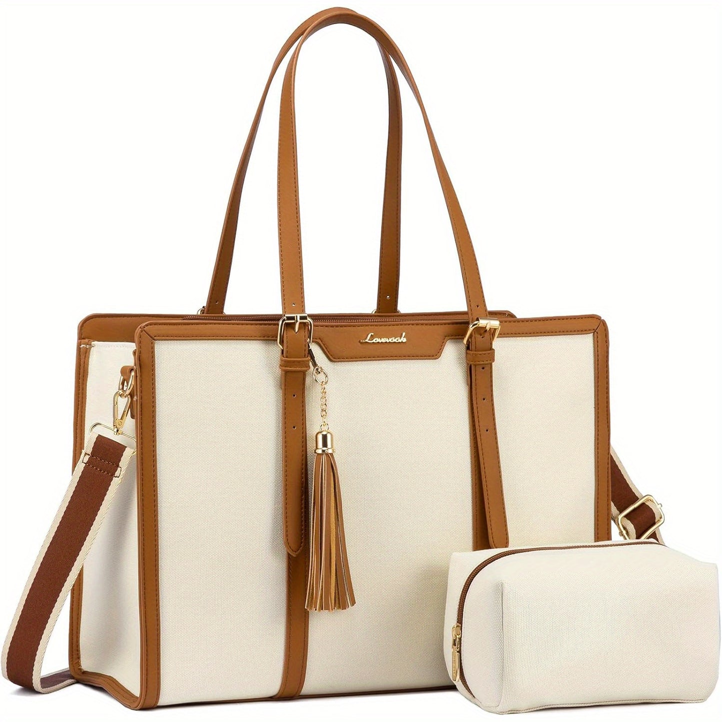Laptop Bag – 6 Colors, 15.6 Inch, Canvas, Adjustable Strap – detail view 23