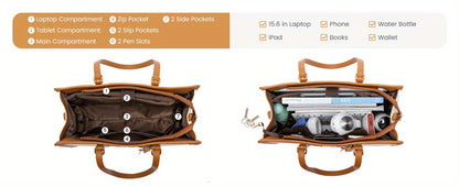 Laptop Bag – 6 Colors, 15.6 Inch, Canvas, Adjustable Strap – detail view 20