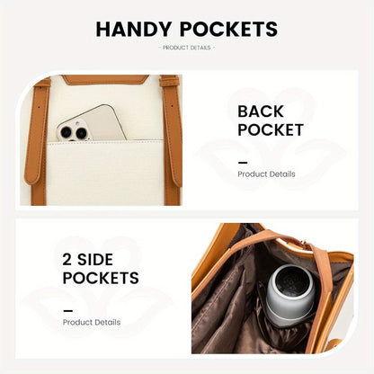 Laptop Bag – 6 Colors, 15.6 Inch, Canvas, Adjustable Strap – detail view 7