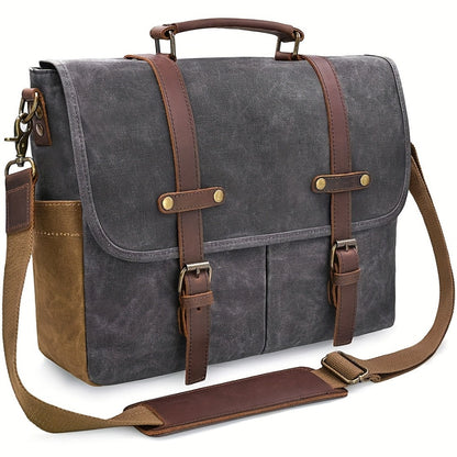 Laptop Bag – 15.6 Inch, Canvas, for Travel & Work – detail view 4