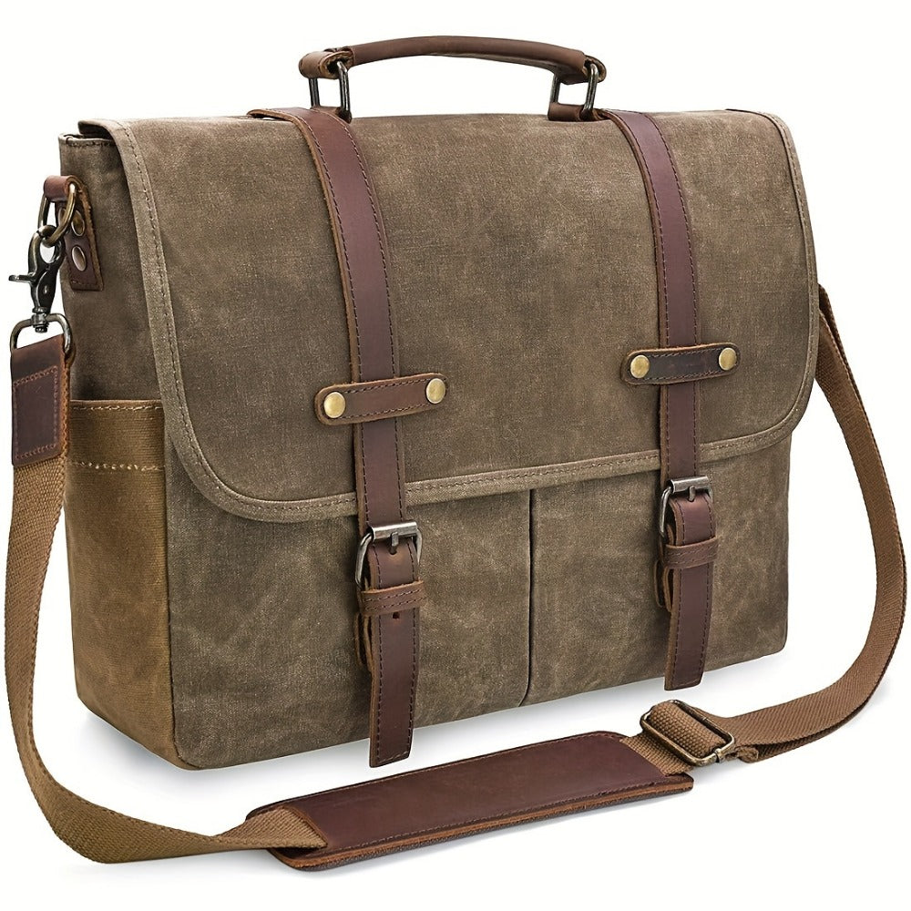 Laptop Bag – 15.6 Inch, Canvas, for Travel & Work – detail view 6