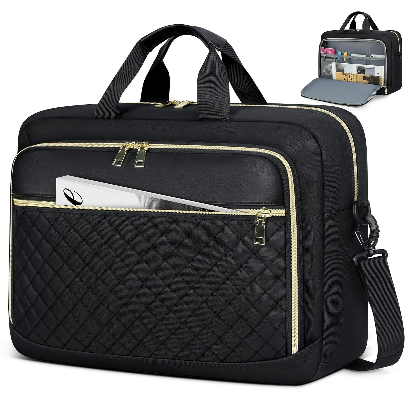 Laptop Bag – 15.6 Inch, for Travel & Work – front view - product view 9