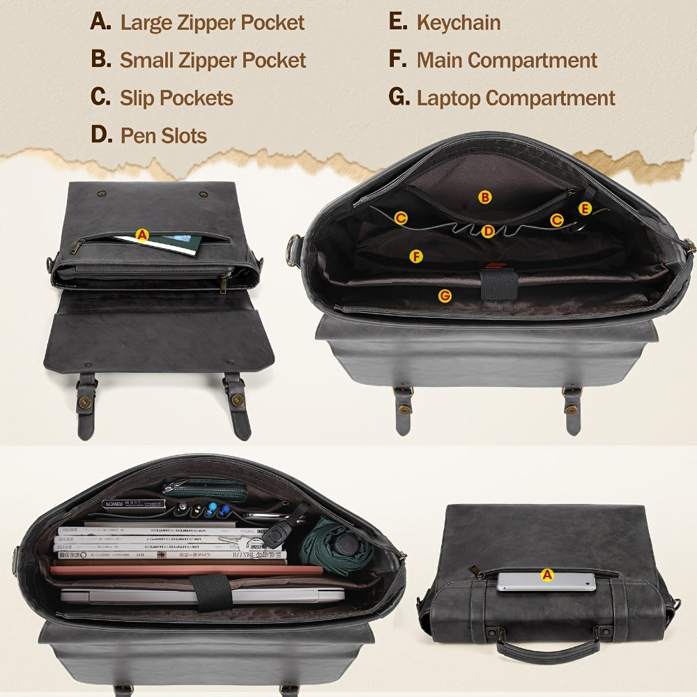 Laptop Bag – 15.6 Inch, Waterproof, for Travel & Work – detail view 6