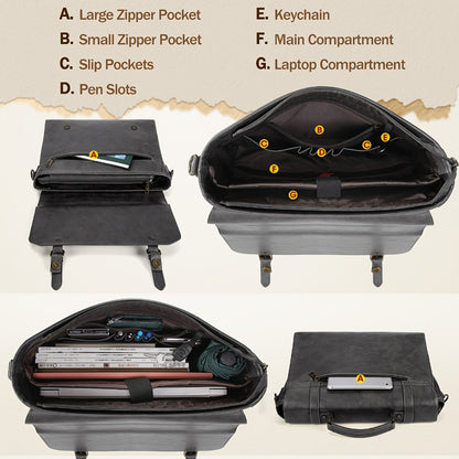 Laptop Bag – 15.6 Inch, Waterproof, for Travel & Work – detail view 6