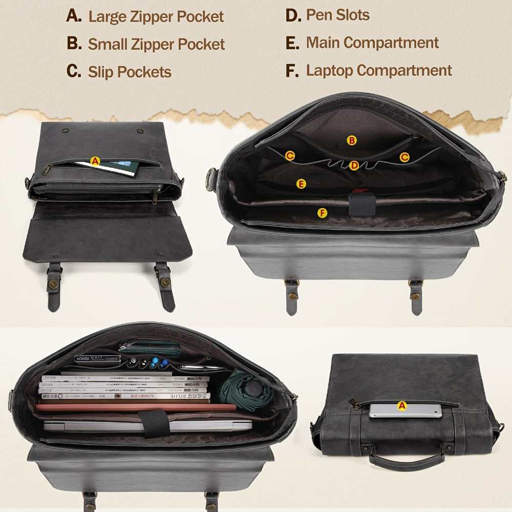 Laptop Bag – 15.6 Inch, Waterproof, for Travel & Work – detail view 8