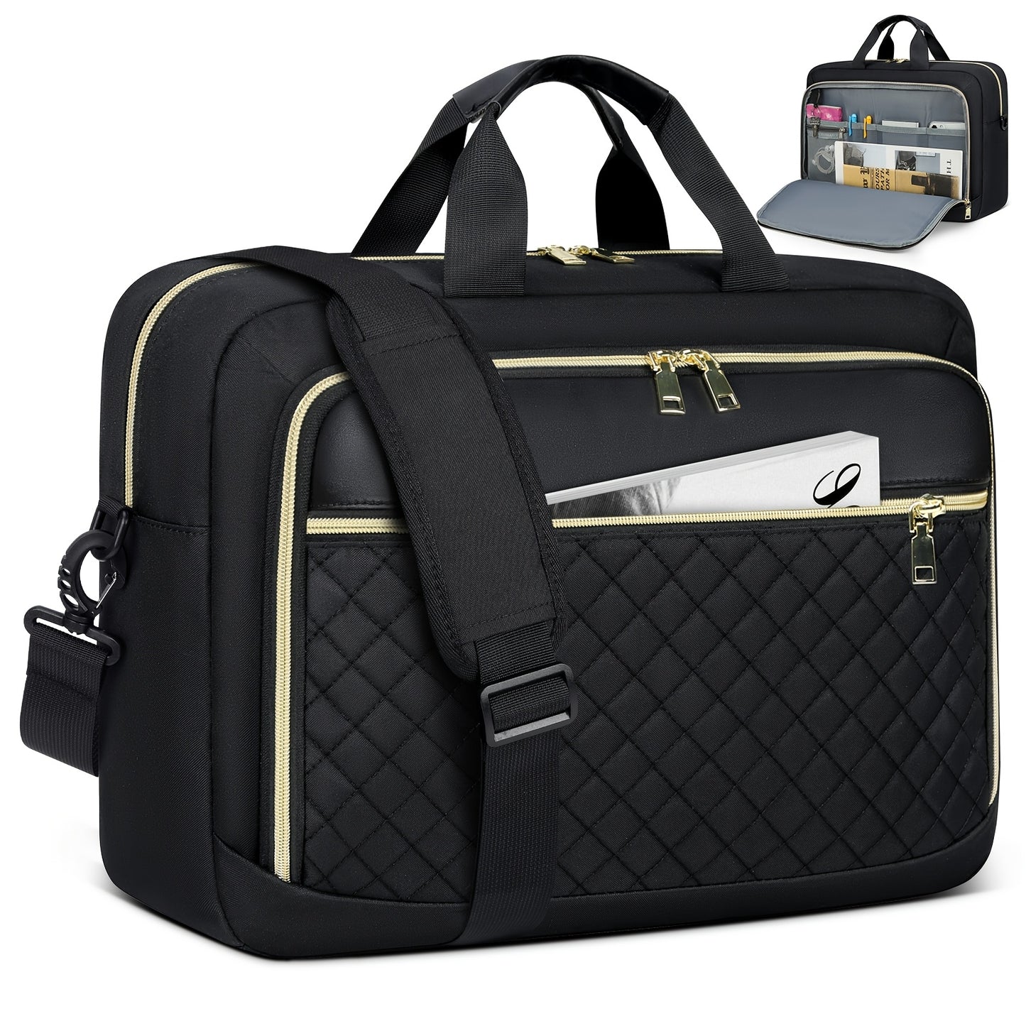 Laptop Bag – 17.3 Inch, for Travel & Work – front view - product view 14