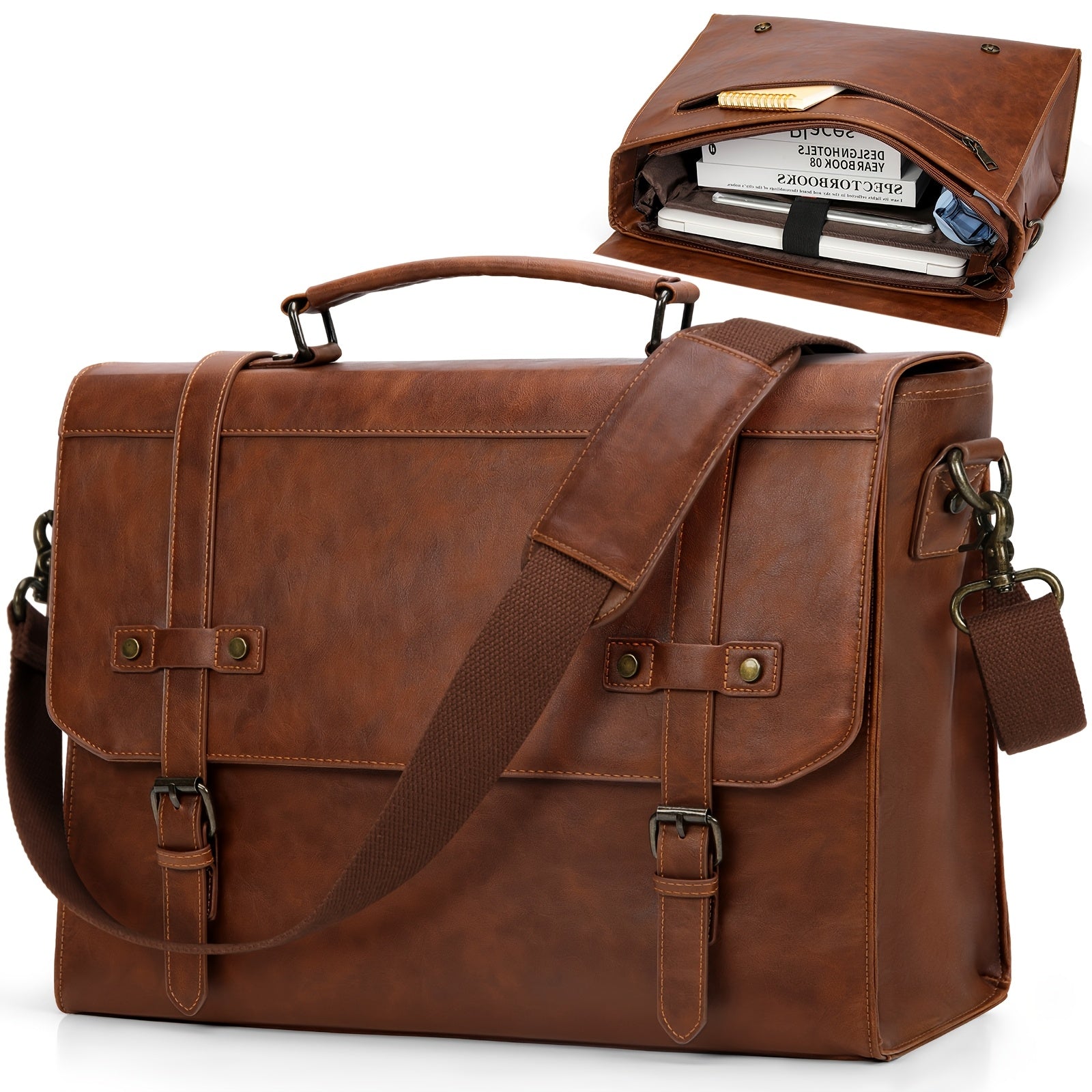 Laptop Bag – 17 Inch, Polyester, for Travel & Work – front view - product view 15