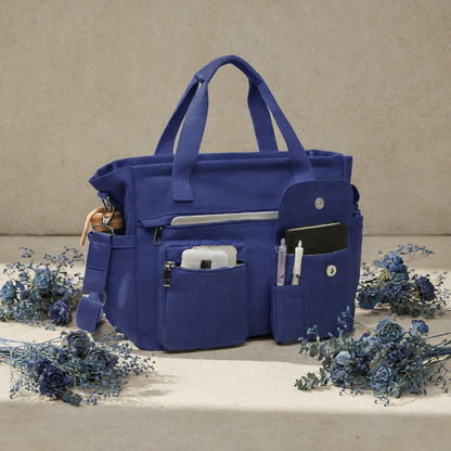Laptop Bag – 2 Piece, Canvas, Nylon, Adjustable Strap – detail view 24