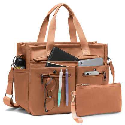 Laptop Bag – 2 Piece, Canvas, for Travel & Work – detail view 12