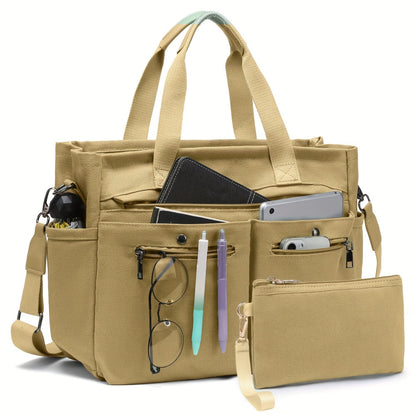 Laptop Bag – 2 Piece, Canvas, for Travel & Work – detail view 24
