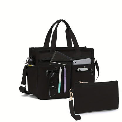 Laptop Bag – 2 Piece, Canvas, for Travel & Work – detail view 15