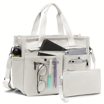 Laptop Bag – 2 Piece, Canvas, for Travel & Work – detail view 6