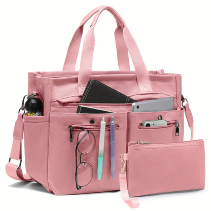 Laptop Bag – 2 Piece, Canvas, for Travel & Work – detail view 45