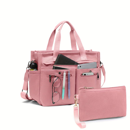 Laptop Bag – 2 Piece, Canvas, for Travel & Work – detail view 10