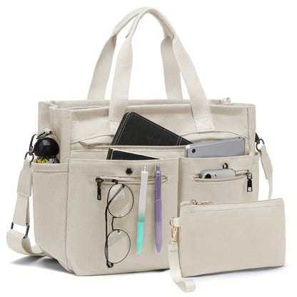 Laptop Bag – 2 Piece, Canvas, for Travel & Work – detail view 7