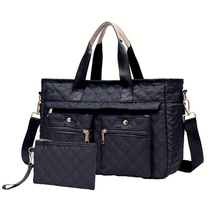 Laptop Bag – 2-Piece, Nylon, Quilted, for Travel & Work – detail view 19