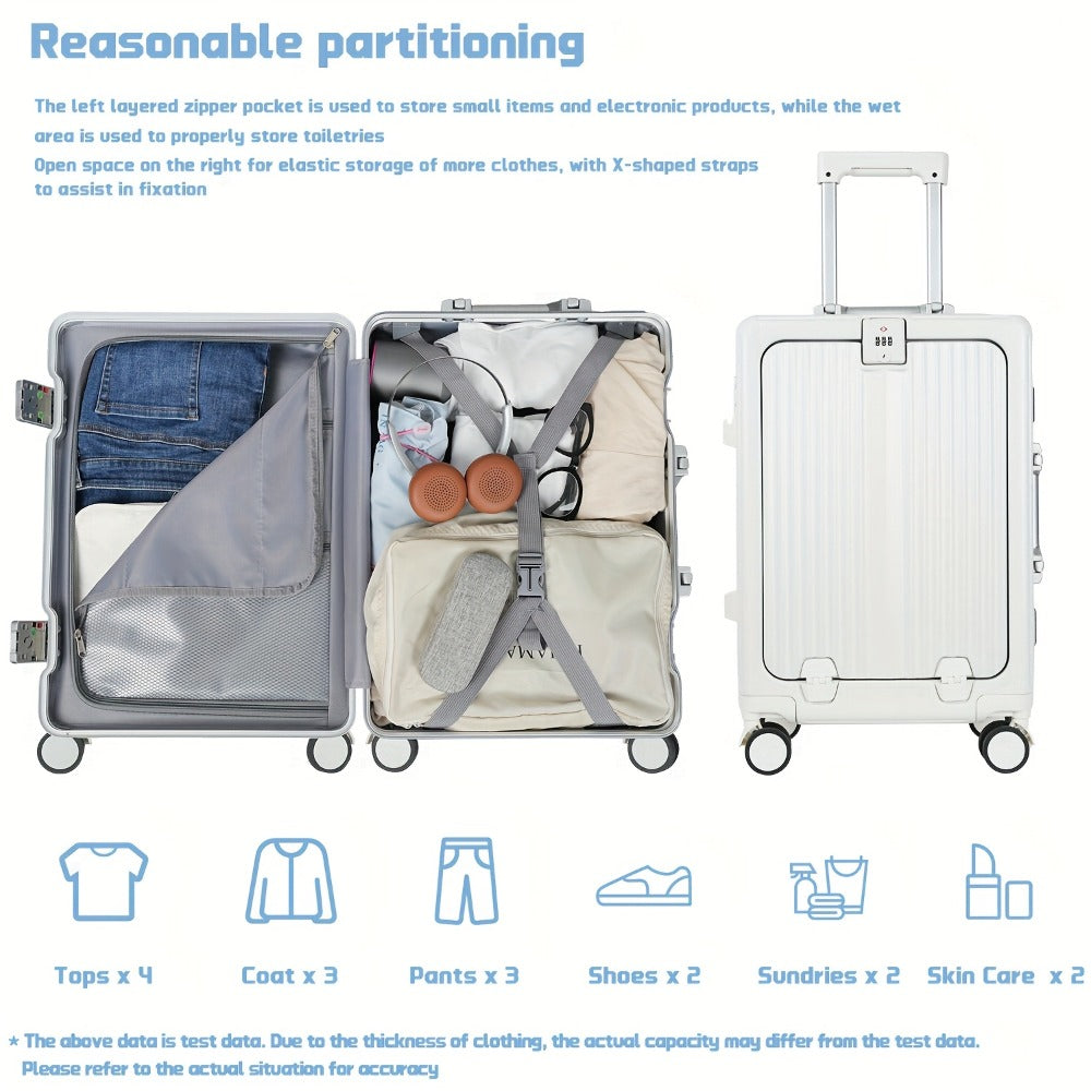 Laptop Bag – 20 Inch, Spinner Wheels, TSA Lock, for Travel – detail view 9