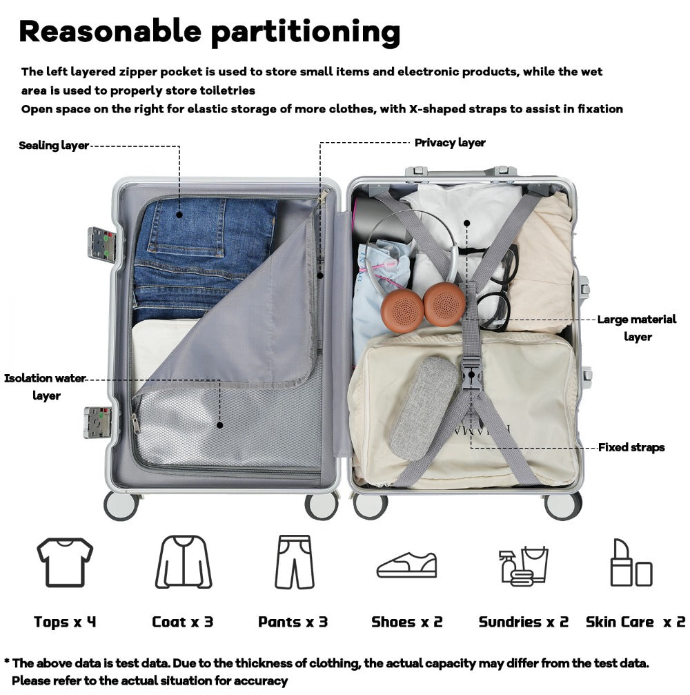 Laptop Bag – 20 Inch, Spinner Wheels, TSA Lock, for Travel – detail view 16