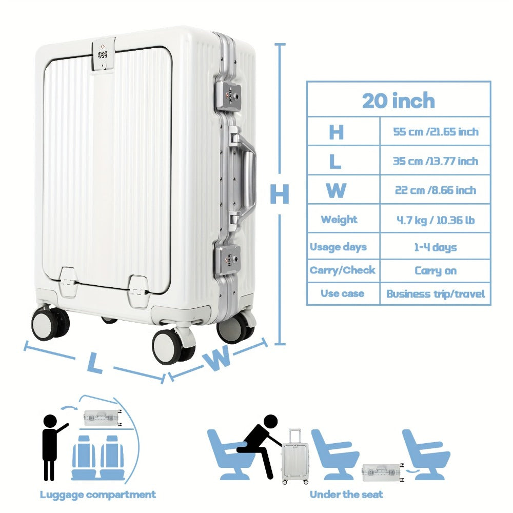 Laptop Bag – 20 Inch, Spinner Wheels, TSA Lock, for Travel – detail view 3