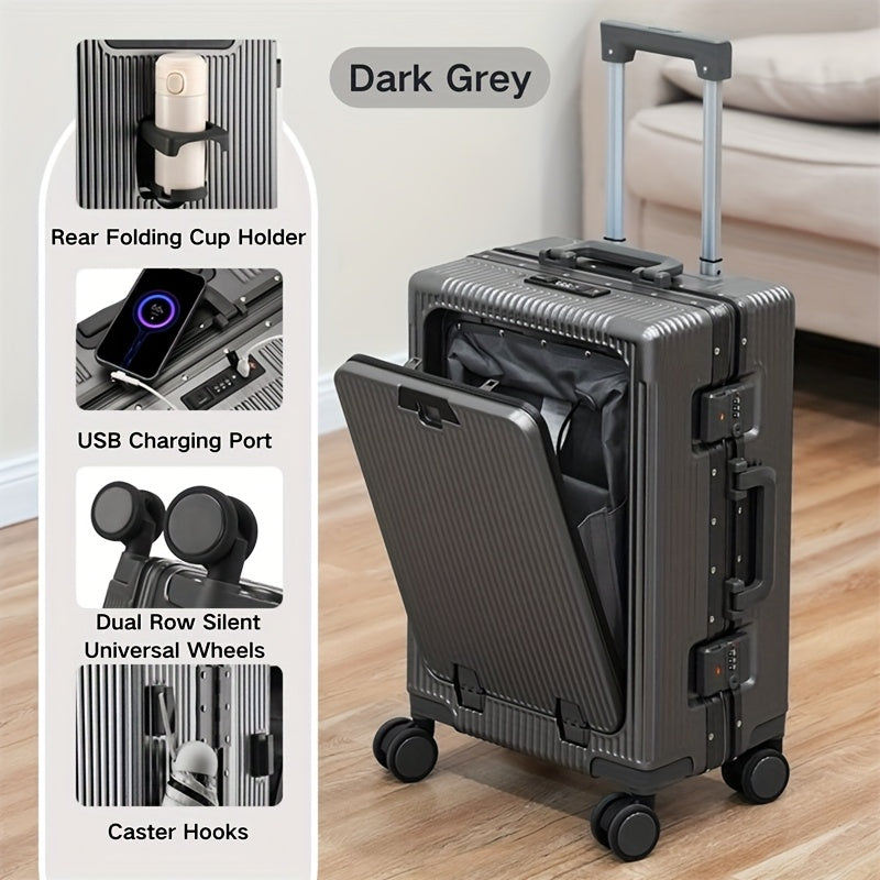 Laptop Bag – 24 Inch, Front Opening Hardside Spinner Inch – detail view 25