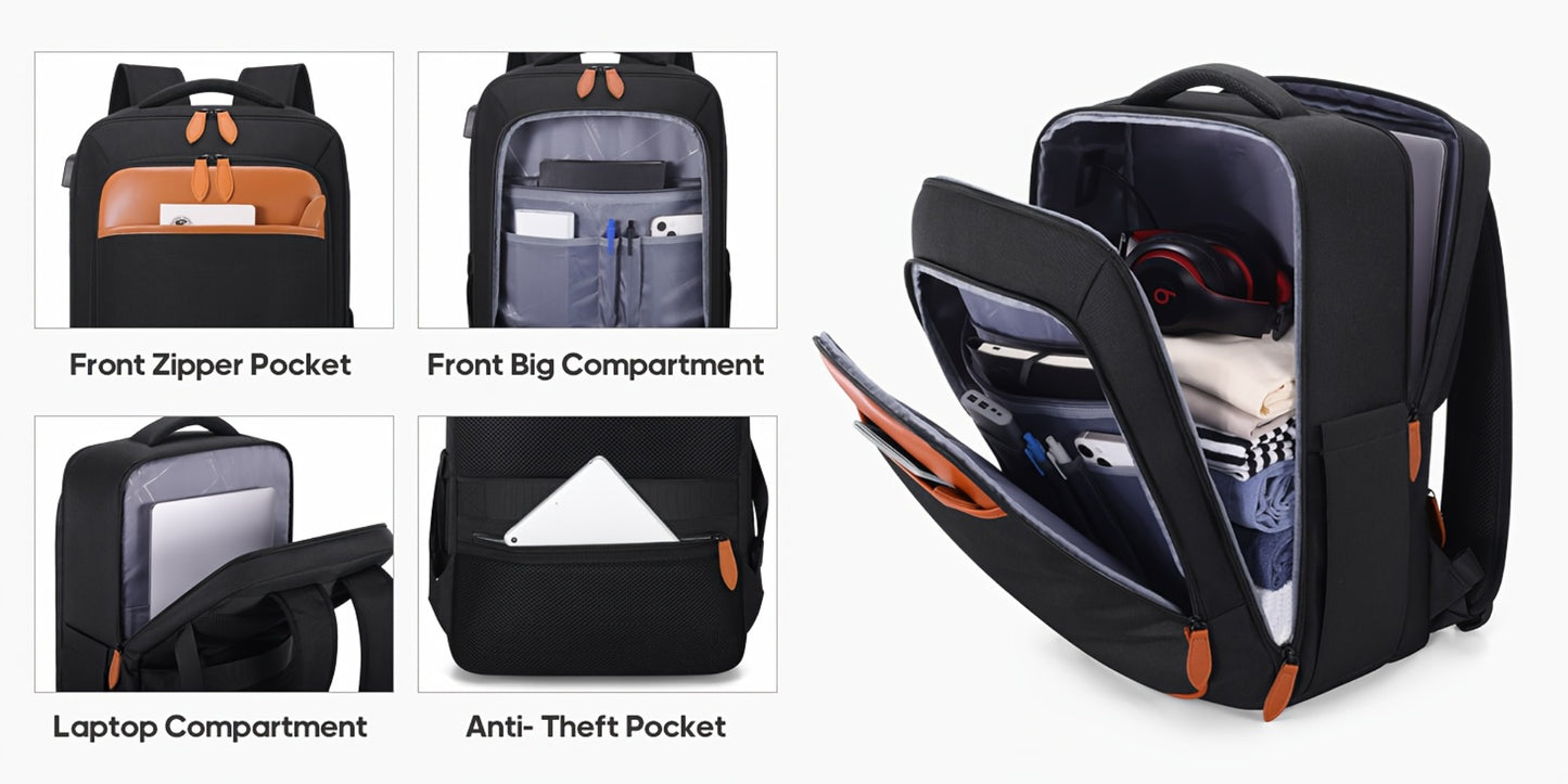 Laptop Bag – 3 Piece, Hardshell, TSA Lock, Spinner Wheels – detail view 17