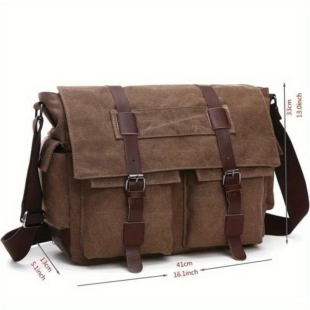 Laptop Bag – Canvas, Lightweight, Adjustable Strap, for Work & Everyday Use – detail view 12