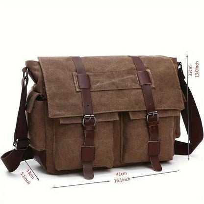 Laptop Bag – Canvas, Lightweight, Adjustable Strap, for Work & Everyday Use – detail view 12