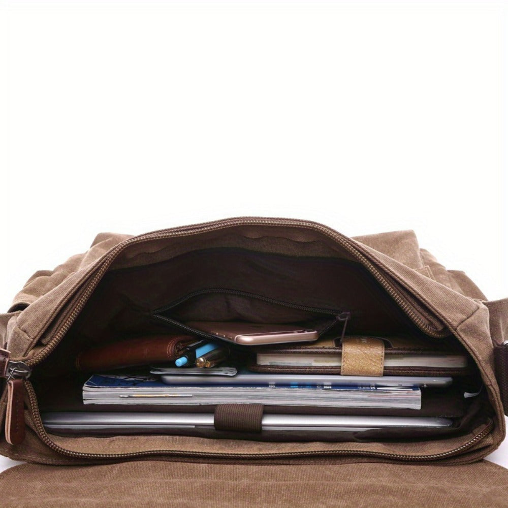 Laptop Bag – Canvas, Lightweight, Adjustable Strap, for Work & Everyday Use – detail view 7