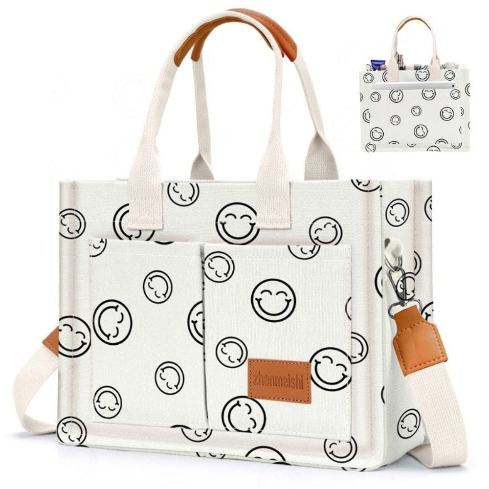 Laptop Bag – Canvas, Nylon, Adjustable Strap, for Travel & Work – detail view 10
