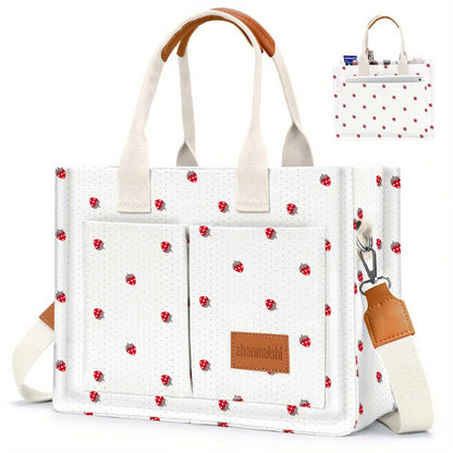 Laptop Bag – Canvas, Nylon, Adjustable Strap, for Travel & Work – detail view 31