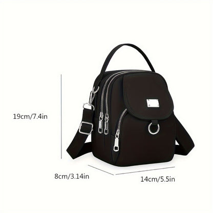 Laptop Bag – for Everyday Use, Oxford Messenger Unisex Casual Solid – detail view 3