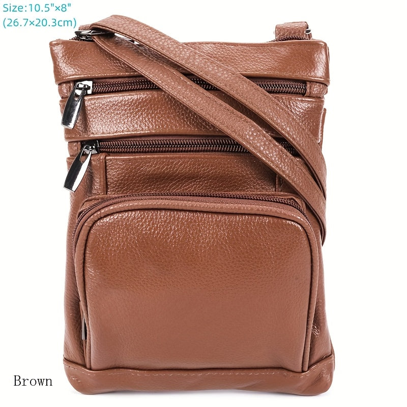 Laptop Bag – 10 Colors, Genuine Leather, Adjustable Strap – detail view 8