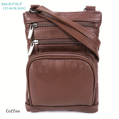 Laptop Bag – 10 Colors, Genuine Leather, Adjustable Strap – detail view 17